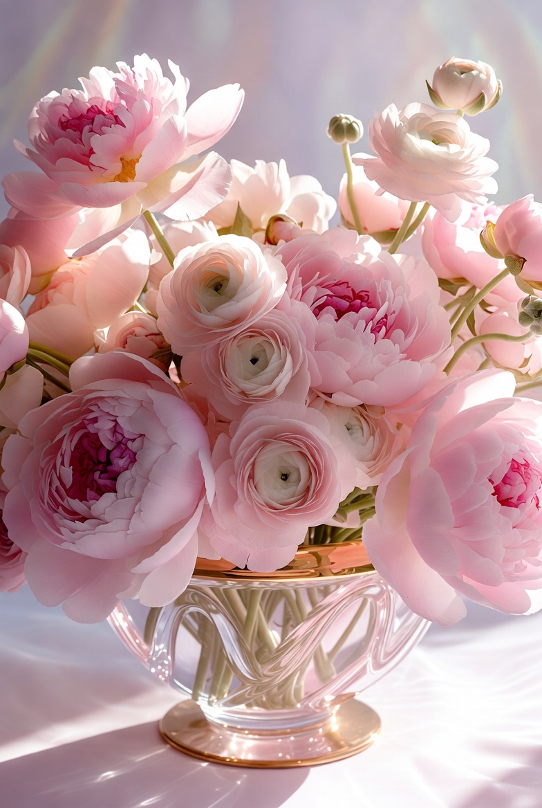 Peony arrangement